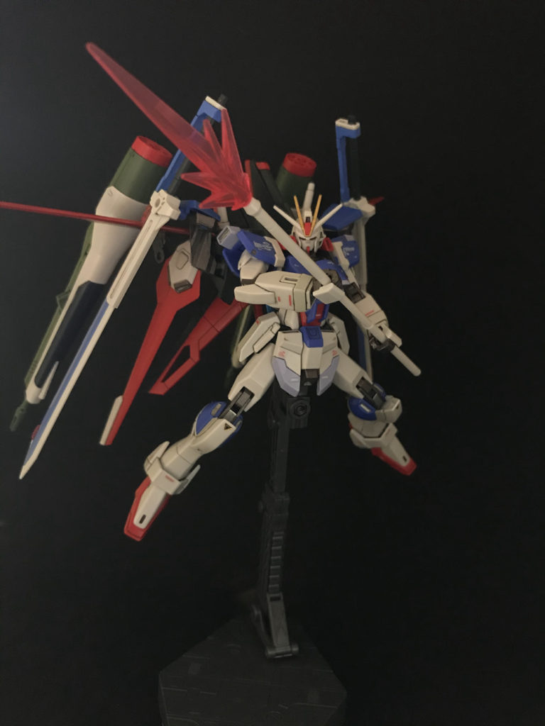 ガンプラ ジャンク RG パーフェクトストライク　　フォースインパルスガンダム ガンダムSEED』のガンプラ「RG パーフェクトストライクガンダム